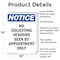Signmission No Soliciting Vendors Seen By OSHA Notice Sign, Aluminum, 10in W x 14in L, 2PK OS-2PACK-NS-A-1014-V-14842 - alternate 5